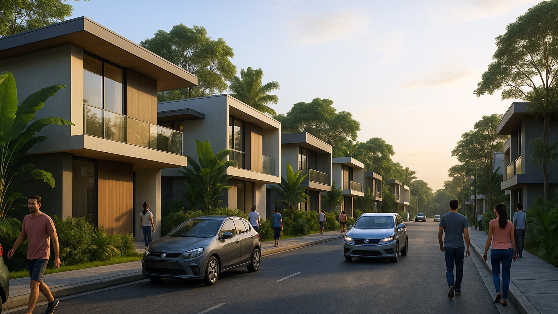 Urbanización moderna costera en Manabí, Ecuador – arquitectura premium y diseño contemporáneo