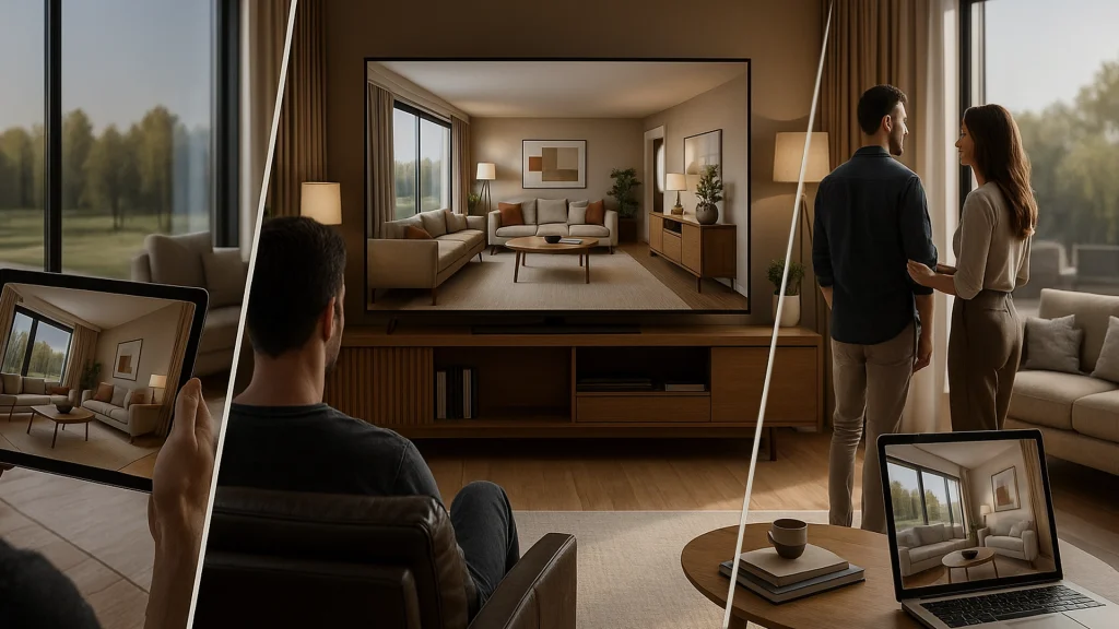 Cómo combinar diagramas y renders en presentaciones