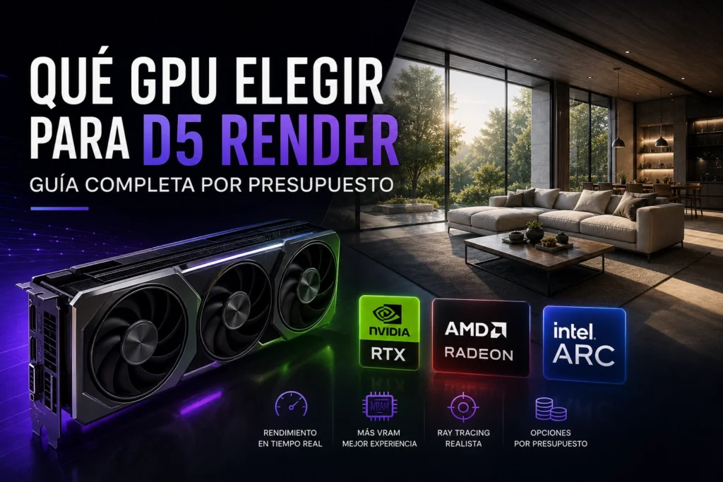 Qué GPU elegir para D5 Render: guía completa por presupuesto