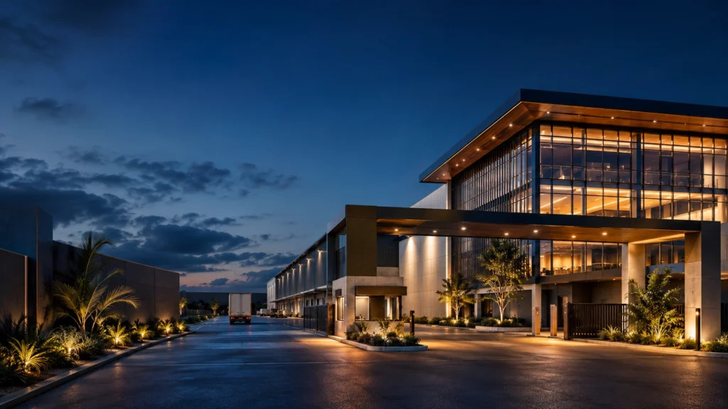 Parque empresarial con bodegas y oficinas en Vía a la Costa, Guayaquil
