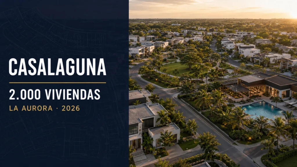Casalaguna en La Aurora, Daule, con 2.000 viviendas entregadas en 2026