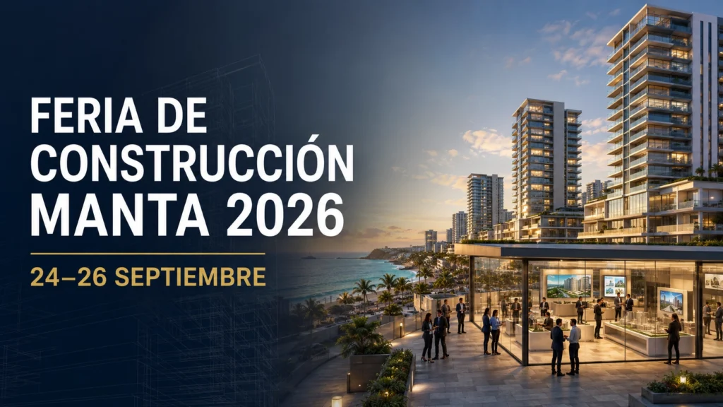 Feria de Construcción, Inmobiliaria y Vivienda Manta 2026 con proyectos frente al mar