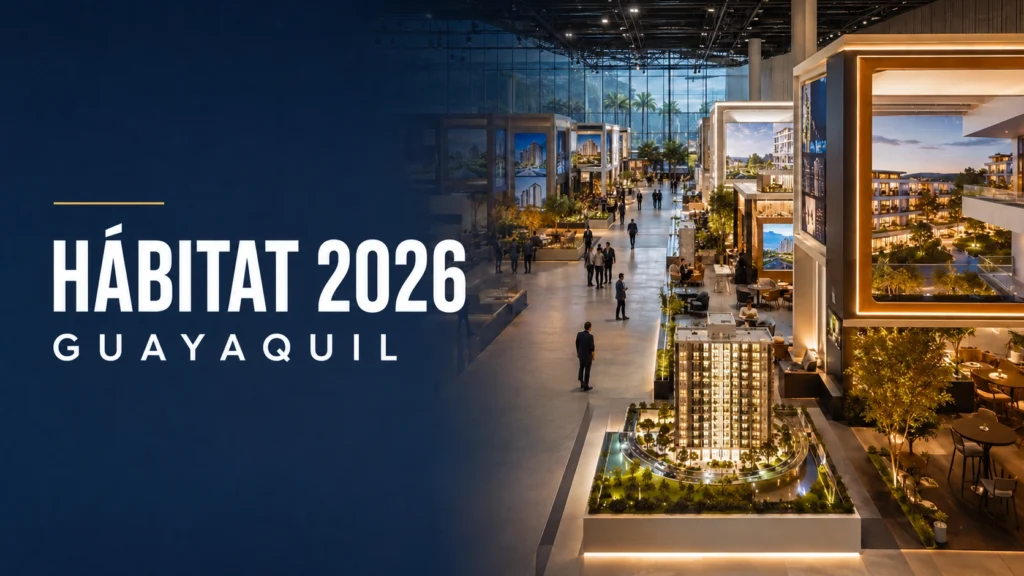 Hábitat 2026, feria inmobiliaria en Guayaquil con proyectos de vivienda e inversión