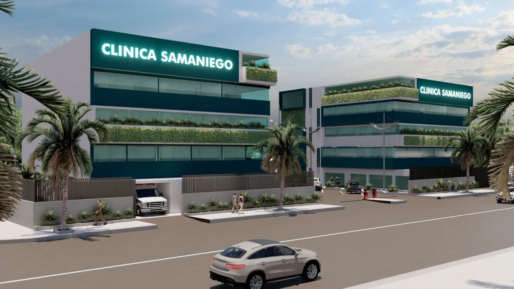 Renders 3D Clínica Samaniego, Machala