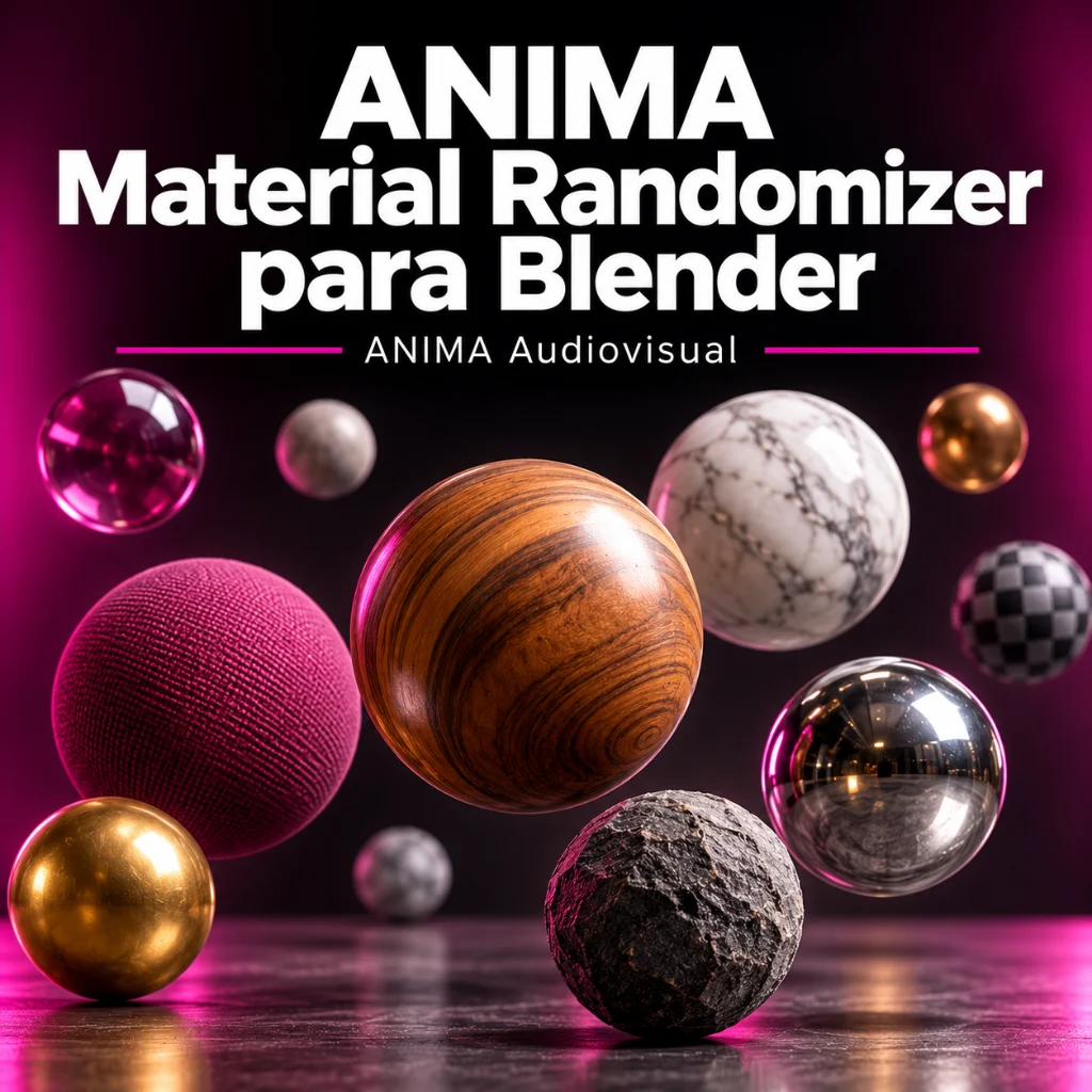 ANIMA Material Randomizer — Blender — ANIMA Audiovisual