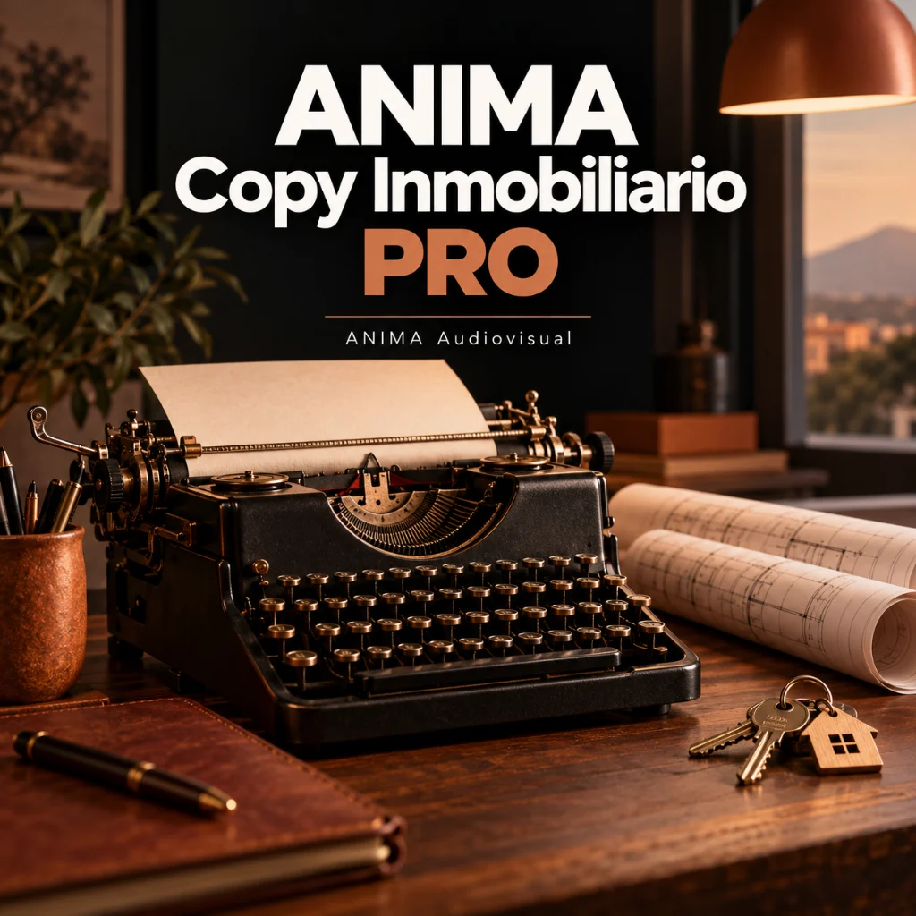 ANIMA Copy Inmobiliario PRO — 60 textos editables para vender y alquilar propiedades — ANIMA Audiovisual