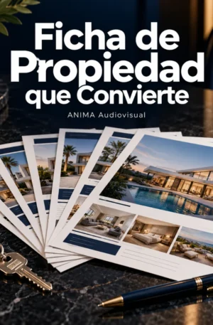 Ficha de Propiedad que Convierte — 6 Plantillas Comerciales Inmobiliarias — ANIMA Audiovisual