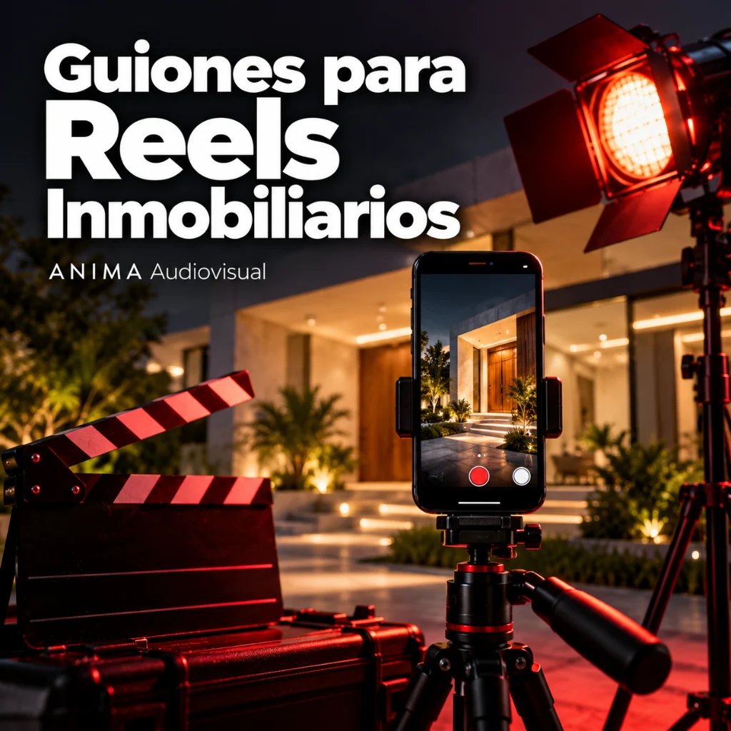 Guiones para Reels Inmobiliarios sin Mostrar la Cara — 25 guiones editables — ANIMA Audiovisual