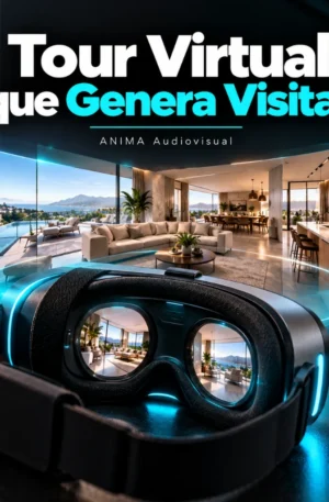 Tour Virtual que Genera Visitas — Checklist y Guiones Comerciales 360° y VR — ANIMA Audiovisual