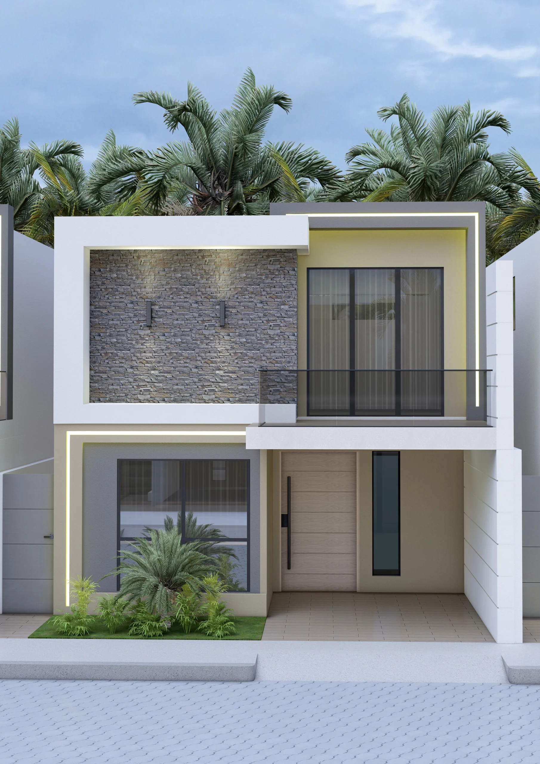 Render exterior Luz Premium