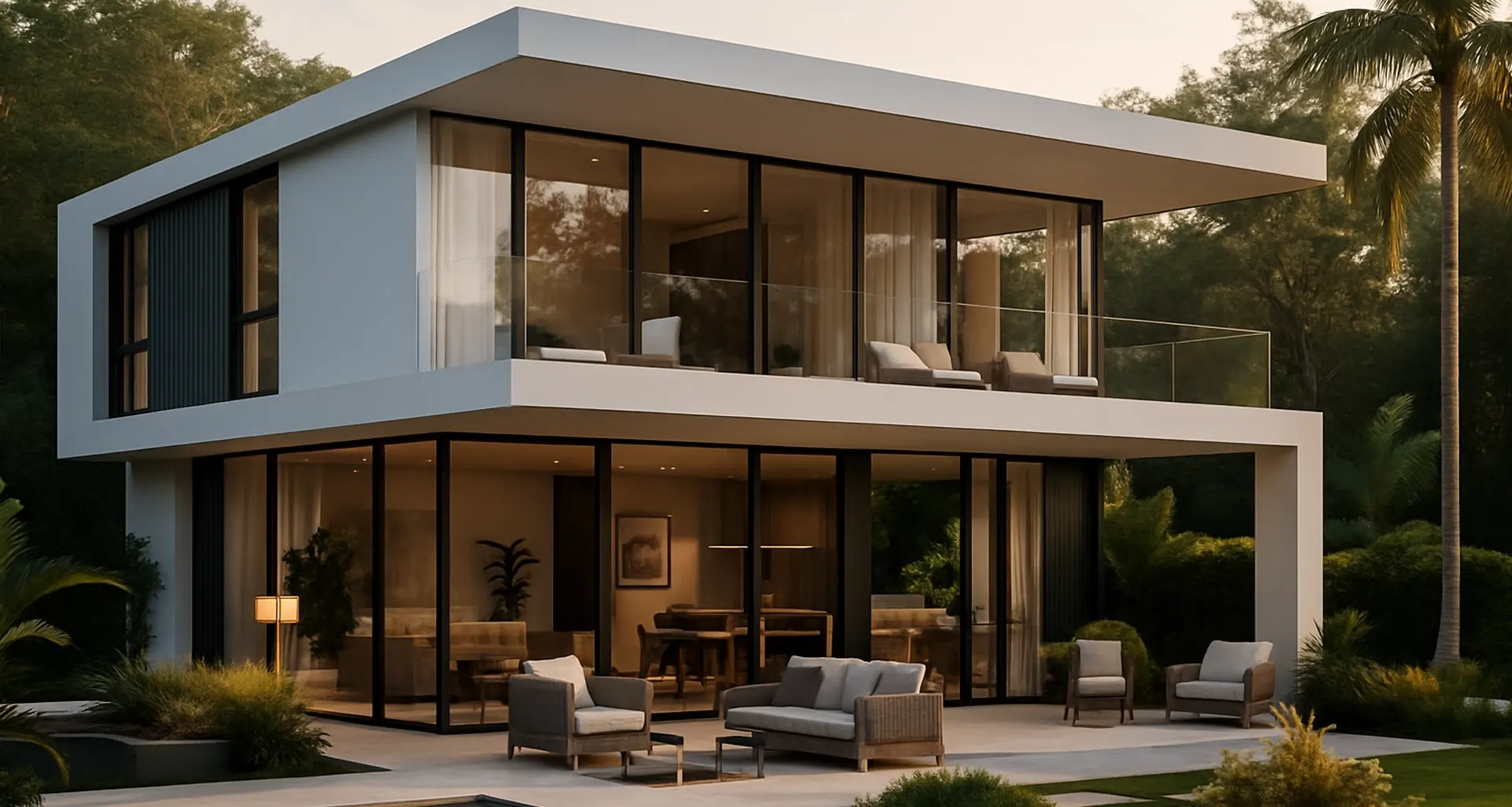 Render 3D arquitectónico fotorrealista